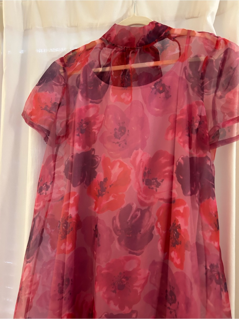 STAUD Calluna Dress | Magenta Painted Floral | XL | Excellent Condition - Picture 9 of 12